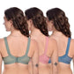 Full Coverage Non Padded Bra Pack of 3