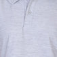 Ketex Grey Cotton Blend Polo Neck Tshirt