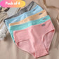Women's Cotton Comfortable Underwear Pack of 4