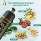Unisex Instant Black Herbal Hair Dye Shampoo for Grey Hair Coverage Shampoo 3 in 1(100ml) Pack Of 2